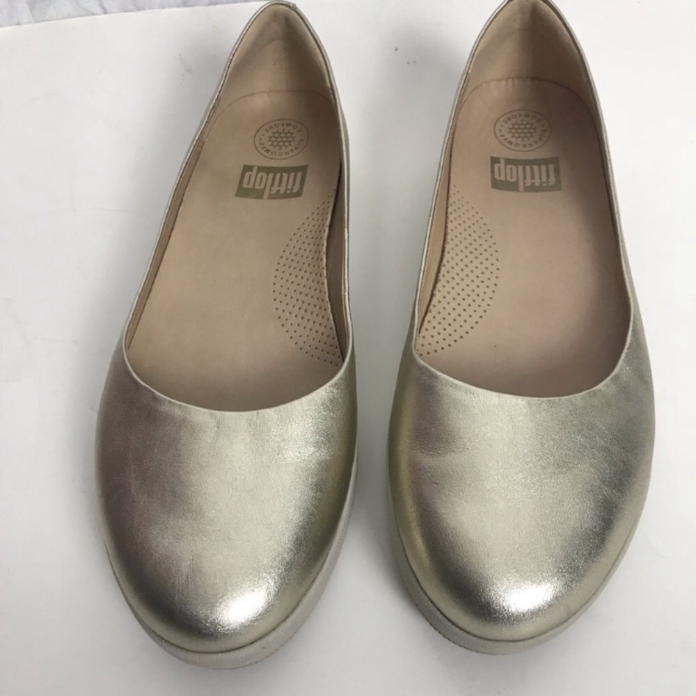 Fitflop gold flats